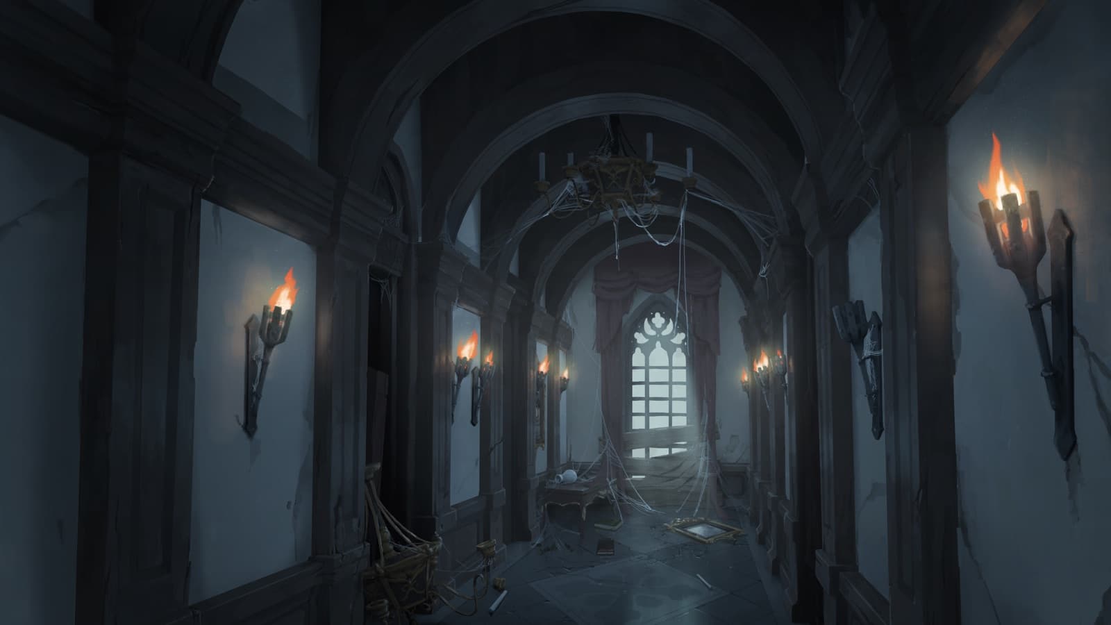 Greyhold's Manor Cursed Hallway