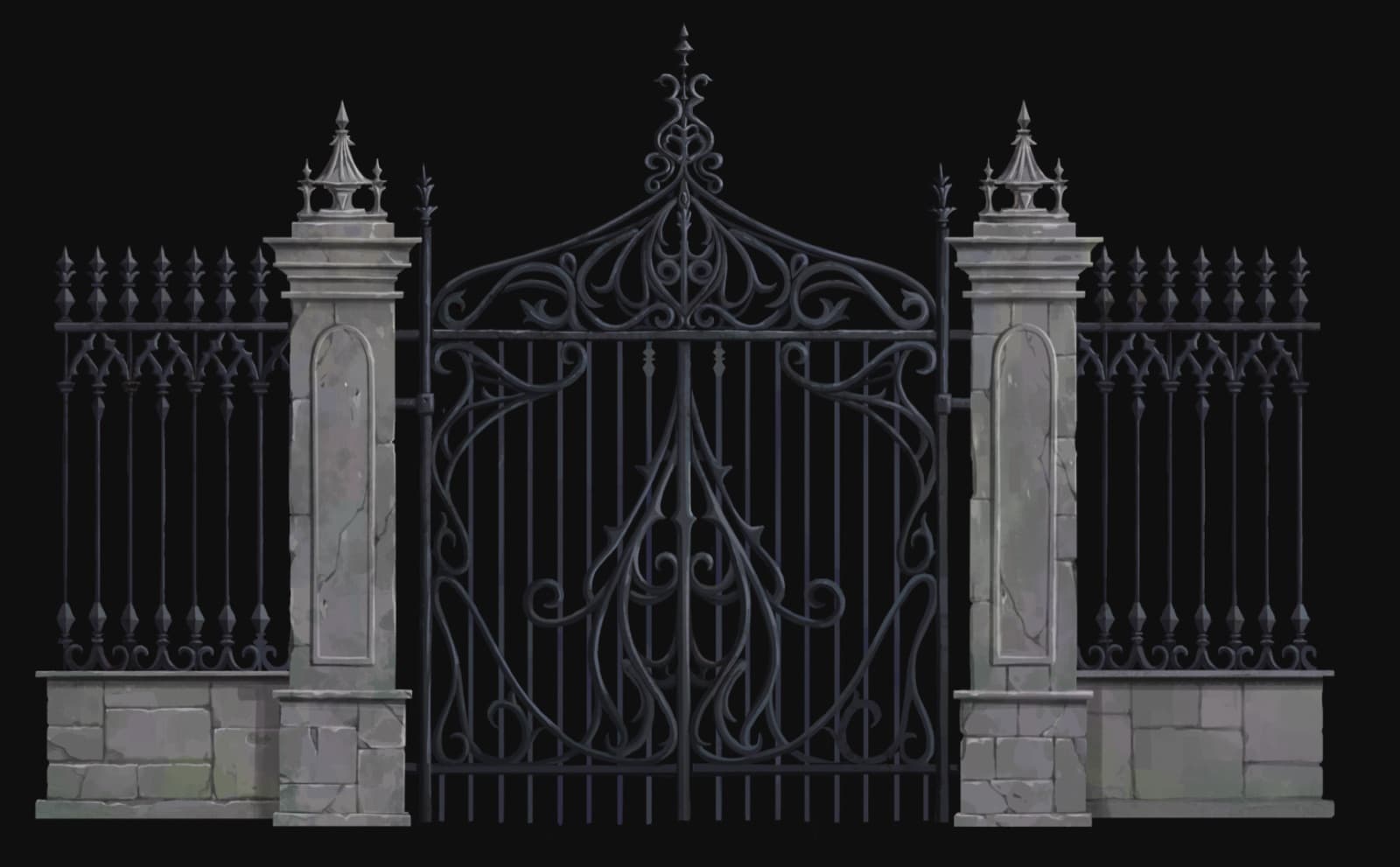 Greyhold's Manor Front Gate