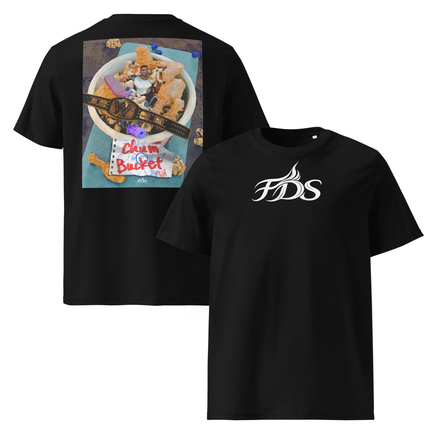 Chum Bucket Black Tee - Unisex Organic Cotton 